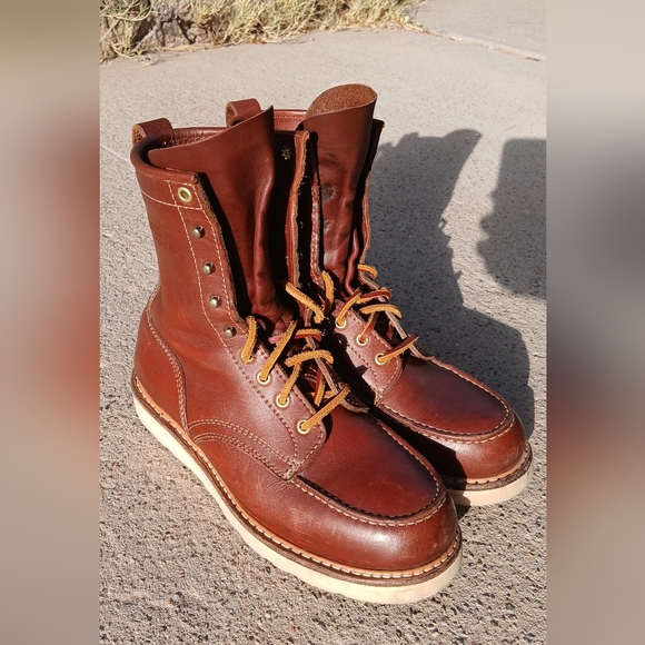 White's Perry 8" Moc Toe Boots - Picture 1 of 7